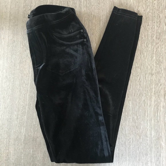 Sanctuary Pants - Sanctuary Black Velvet Skinny Legging Size Small
